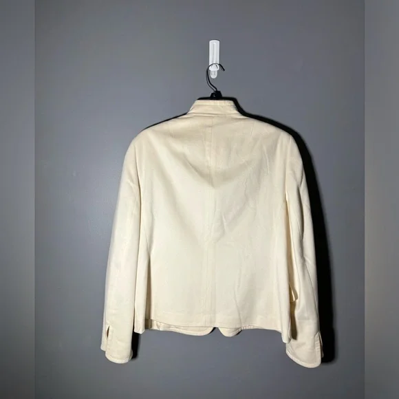 Akris Punto Wool Angora Blend Blazer Womens Size 14 - Picture 2 of 6